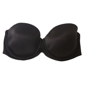 Maidenform Women's Black Underwire Slightly Padded Strapless Bra Size 36B
